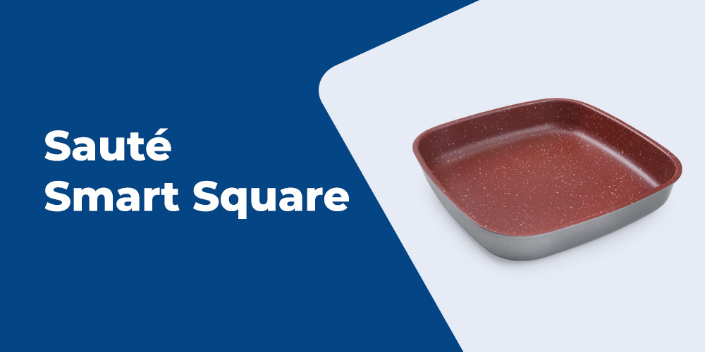 Saute Smart Square 24 cm flavorstone